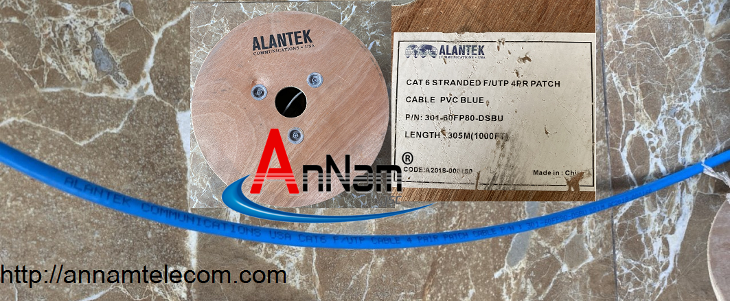 Cáp mạng cho thang máy cat6 FTP Alantek 301-60FP80-DSBU