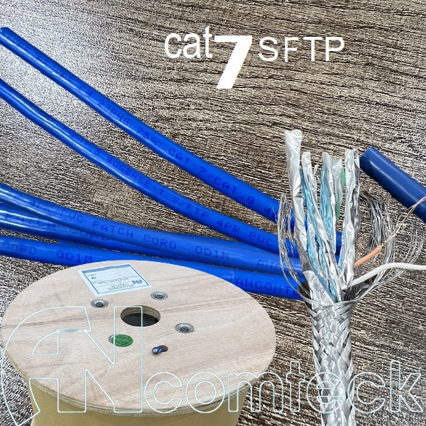 Cáp mạng CAT7 SFTP ANCOMTECK- 23AWG 10 GIGABIT ACT-BOX305- 7BLUE