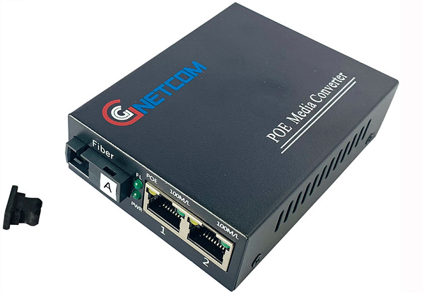 Bộ chuyển đổi quang điện POE GNC-6102FE-25 (2 POE + 1 fiber) 10/100Mbps