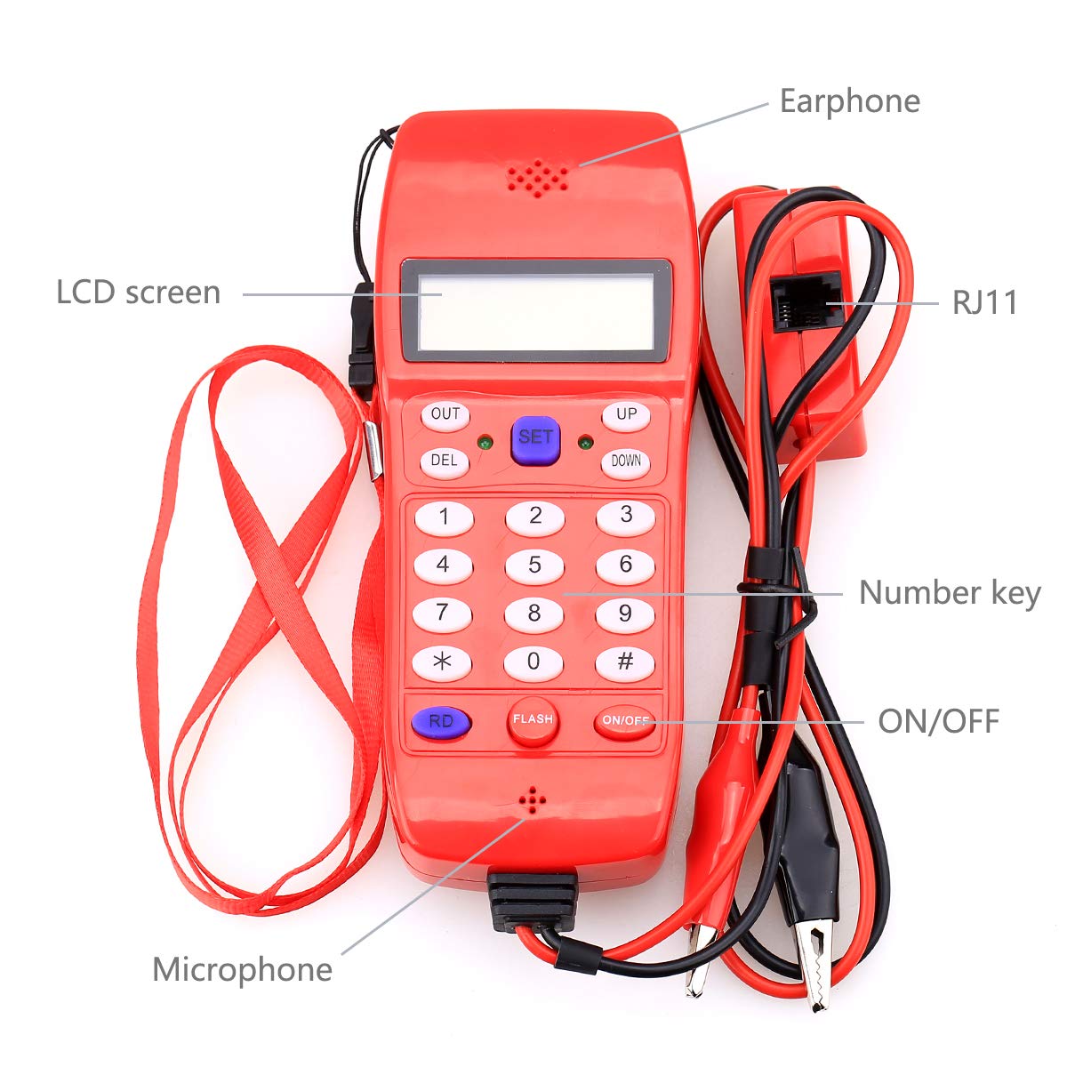 Công cụ kiểm tra cáp điện thoại NF-866
