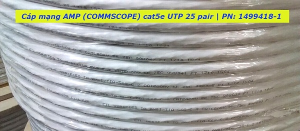 Cáp mạng Cat5e UTP COMMSCOPE PN 1499418-1 - 25 Pair