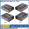 Bộ khuếch đại tín hiệu HDMI Extender MT-ED06 nối dài HDMI bằng cáp mạng tới 120m