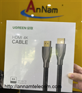 Cáp HDMI 2.0 Carbon 5m chuẩn 4K@60MHz Ugreen 50110 mạ vàng cao cấp