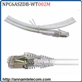 Dây nhảy patch cord Cat6A 2m P/N NPC6ASZDB-WT002M