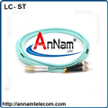 Dây nhảy quang Multimode LC-ST Duplex , Patchcord LC-ST Duplex OM3