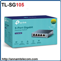 Switch Để bàn 5 cổng Gigabit, 5 cổng RJ45 10/100/1000Mbps, Vỏ thép