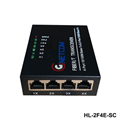 Switch Quang 2 Cổng SC + 4 Cổng J45 10/100Mbps HO-LINK HL-2F4E-SC-(2 QUANG 4 LAN)