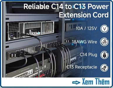 PDU, Cáp nguồn UPS, server - ANRRACK