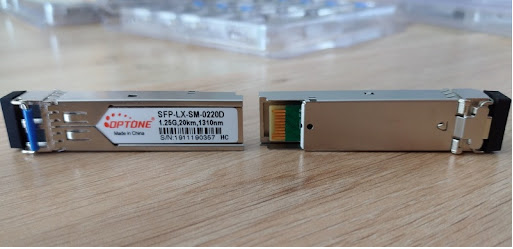 Module quang 2 sợi SFP-LX-SM-0220D module quang 1.25G 20km 1310nm cổng LC : optone