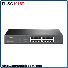 Bộ chia tín hiệu 16 cổng Gigabit Desktop/Rackmount TL-SG1016D TP-LINK