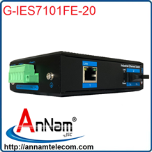 Bộ chuyển đổi quang điện poe công nghiệp Gnetcom G-IES7101FE-20