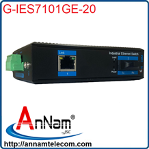 Bộ chuyển đổi quang điện poe công nghiệp Gnetcom G-IES7101GE-20