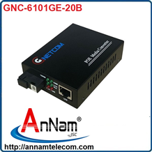 Bộ chuyển đổi quang điện POE Gnetcom GNC-6101GE-20B