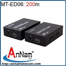 Bộ kéo dài HDMI 200m cao cấp chính hãng Viki MT-ED06