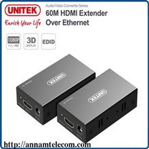 Bộ Khuếch Đại HDMI Qua LAN 60M Unitek V100A