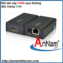 Bộ khuếch đại tín hiệu HDMI 60m - HDMI Extender EKL-HE60. Nối dài cáp HDMI qua đường dây mạng