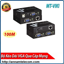 Bộ khuếch đại tín hiệu VGA 100m chính hãng MT-VIKI MT-100T