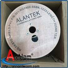 Cáp đồng trục Alantek RG59 không dầu 301-RG5900-SSBK-1223