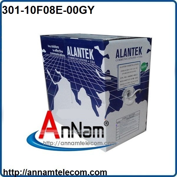 Cáp mạng LAN Alantek USA Cat5e FTP - P/N 301-10F08E-00GY