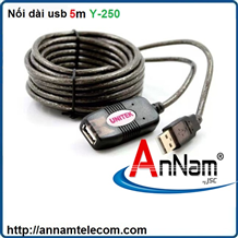 Cáp USB Nối Dài 5M 2.0 UNITEK Y 250 Có IC
