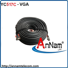 Cáp VGA 40m 3C + 9 Chĩnh Hãng UNITEK YC517C