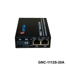 Converter quang Gnetcom 2 Cổng Ethernet 10/100M I PN: GNC-1112S-20A