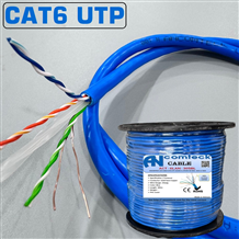 Dây cáp mạng Cat6 UTP lõi đồng nguyên chất chuẩn 23AWG chính hãng Ancomteck ACT-6LAN-305BL