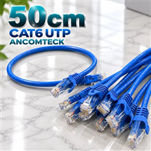 Dây Nhảy Mạng Patch Cord CAT6 UTP 0.5m Đầu Đúc Ancomteck ACT-LAN-6005