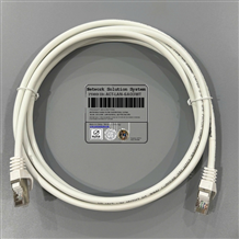 Dây nhảy PATCH CORD Cat6A FTP, Shielded, LSZH, White, 3M - ANCOMTECK MÃ ACT-LAN-6A03WT