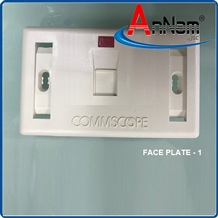 Faceplate Mặt nạ outlet 1 cổng Commscope 272368-1