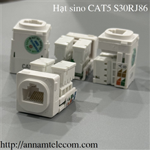 Hạt mạng Cat5e SINO S30RJ88-Ổ cắm mạng RJ45 CAT5