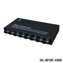 HL-8F2E-1000 switch quang HO-LINK 8 cổng SC + 2 Cổng RJ45 Gigabit, chuẩn 100
