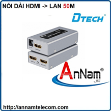 HỘP NỐI DÀI HDMI -> LAN 50M DTECH (DT-7009C)