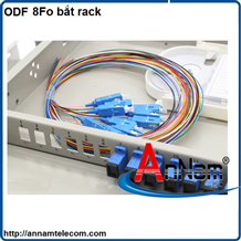 Hộp phối quang ODF 8 FO khay trượt lắp tủ rack