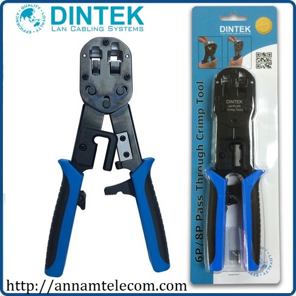 kIm bấm mạng cho đầu RJ45 xuyên thấu dintek-Crimping tool Pass Through ...