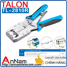 KÌM MẠNG TL-2810R đa năng, bấm CAT3-CAT5-CAT6, bấm hạt mạng 3 mảnh commscope, chính hãng TALON