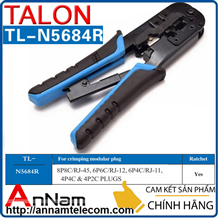 KÌM MẠNG TL-5684R bấm CAT3-CAT5-CAT6, RJ11-RJ12-RJ45, có trợ lực, chính hãng TALON