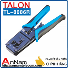 KÌM MẠNG TL-8086 bấm CAT3-CAT5-CAT6, RJ11-RJ12-RJ45, có trợ lực, chính hãng TALON