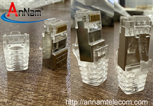 LS-MP-SC-RJ45-EZ-CV-WB Đầu bấm mạng xuyên thấu CAT 6 chống nhiễu, kèm boot