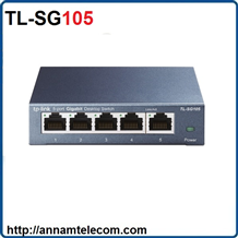 Switch 5 cổng Gigabit (TL-SG105), 5 cổng RJ45 10/100/1000Mbps, Vỏ thép TP-LINK