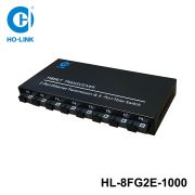 Switch quang 8 Cổng Gigabit + 2 Cổng Uplink 10/100/1000M HL-8FG2E-1000, chuẩn 100