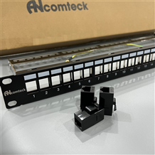 Thanh đấu nối mạng 1U 24 port CAT5E UTP Ancomteck ACT-24S1U, ACT-5U-88